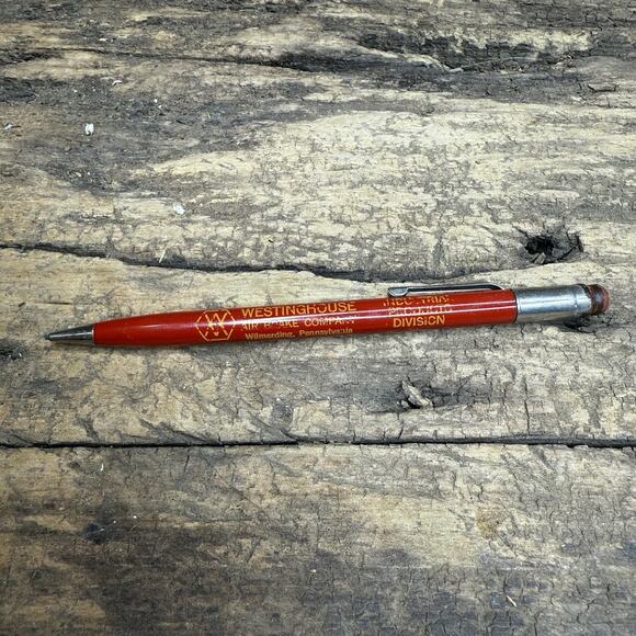 Vintage Scripto Mechanical Pencil Westinghouse Airbrake Co Wilmerding PA Ad - Picture 1 of 5